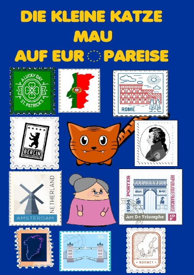 'Cover von Die kleine Kazte Mau auf Europareise'-Cover